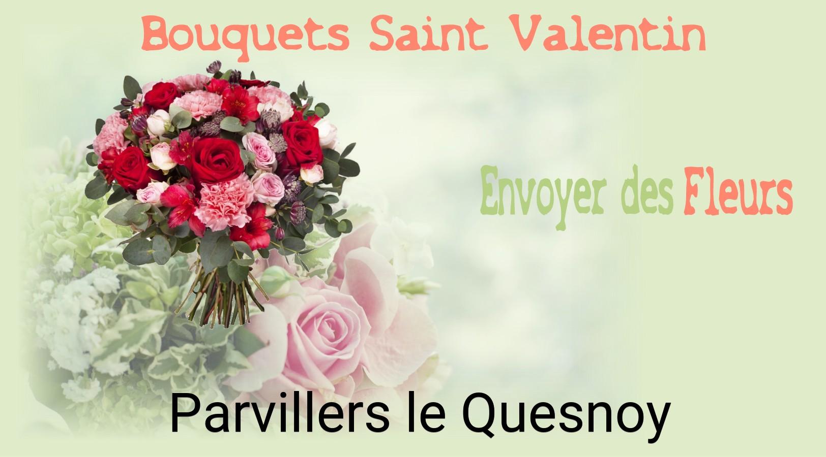 Roses de Saint-Valentin livrées à Parvillers-le-Quesnoy